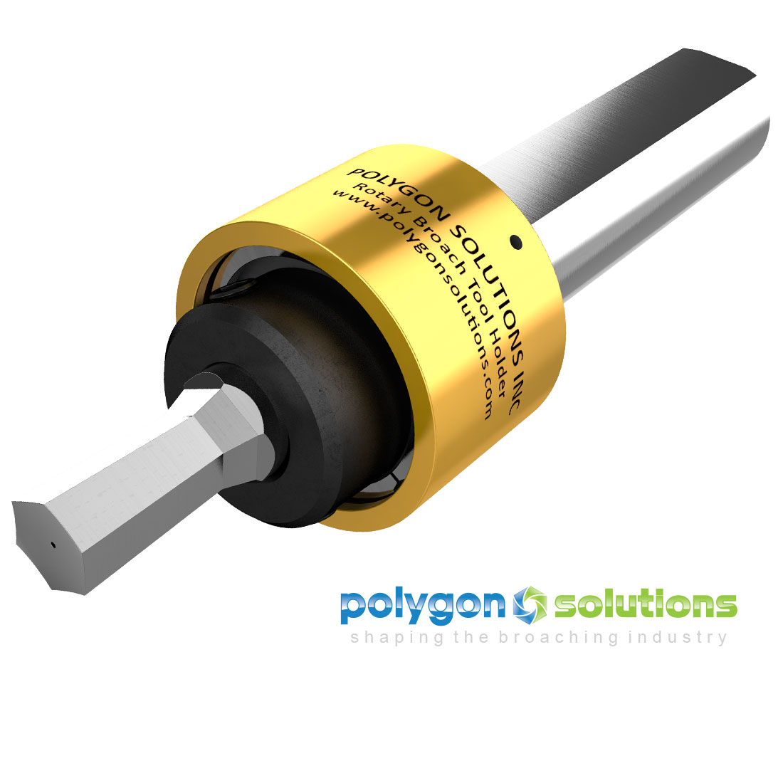 GT Series Rotary Broach Tool Holder for 1/2" Shank Broaches